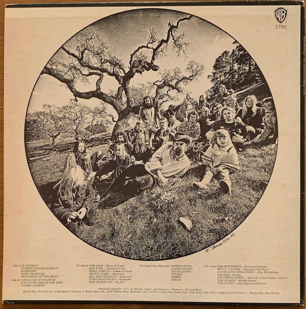 Grateful Dead - Aoxomaxoa LP 1971 Remix US Reissue Warner Bros WS 1790 Psychedel