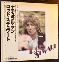Rod Stewart - Natural Man Vinyl LP Japan Pressing w/ Obi & Lyric Sheet