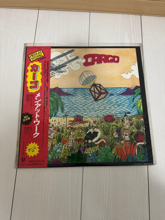 Men At Work Cargo LP Japanese Edition Vinyl Record, Used, With Obi, 80s | Japansoundstore