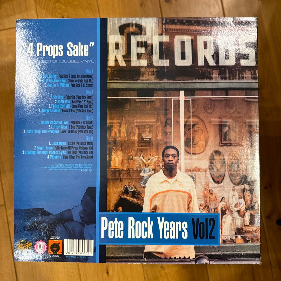 Pete Rock - Pete Rock Years Vol 2: 4 Props Sake 2LP Compilation Hip Hop