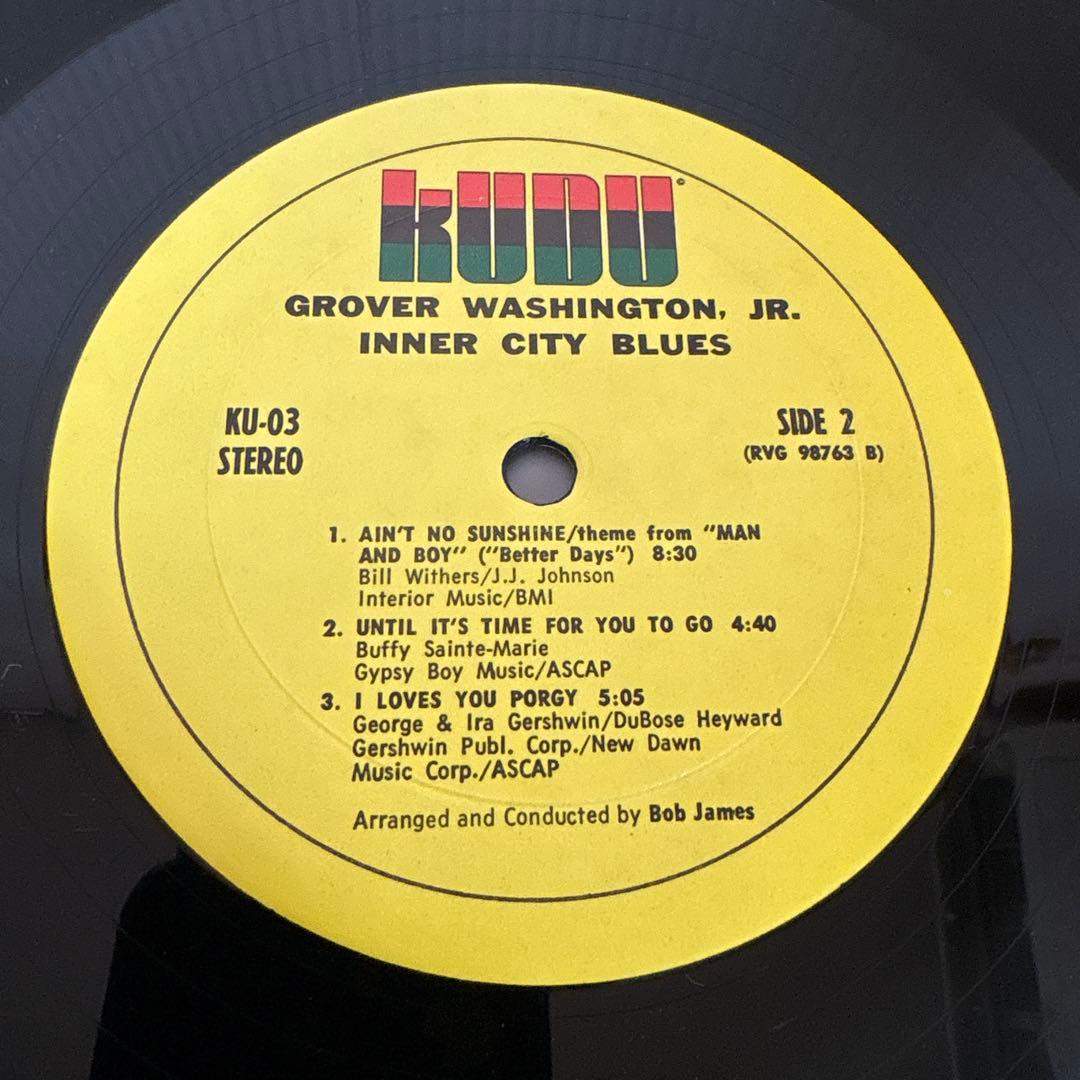 Grover Washington Jr. Inner City Blues Vinyl LP Jazz Funk Soul Kudu KU-03