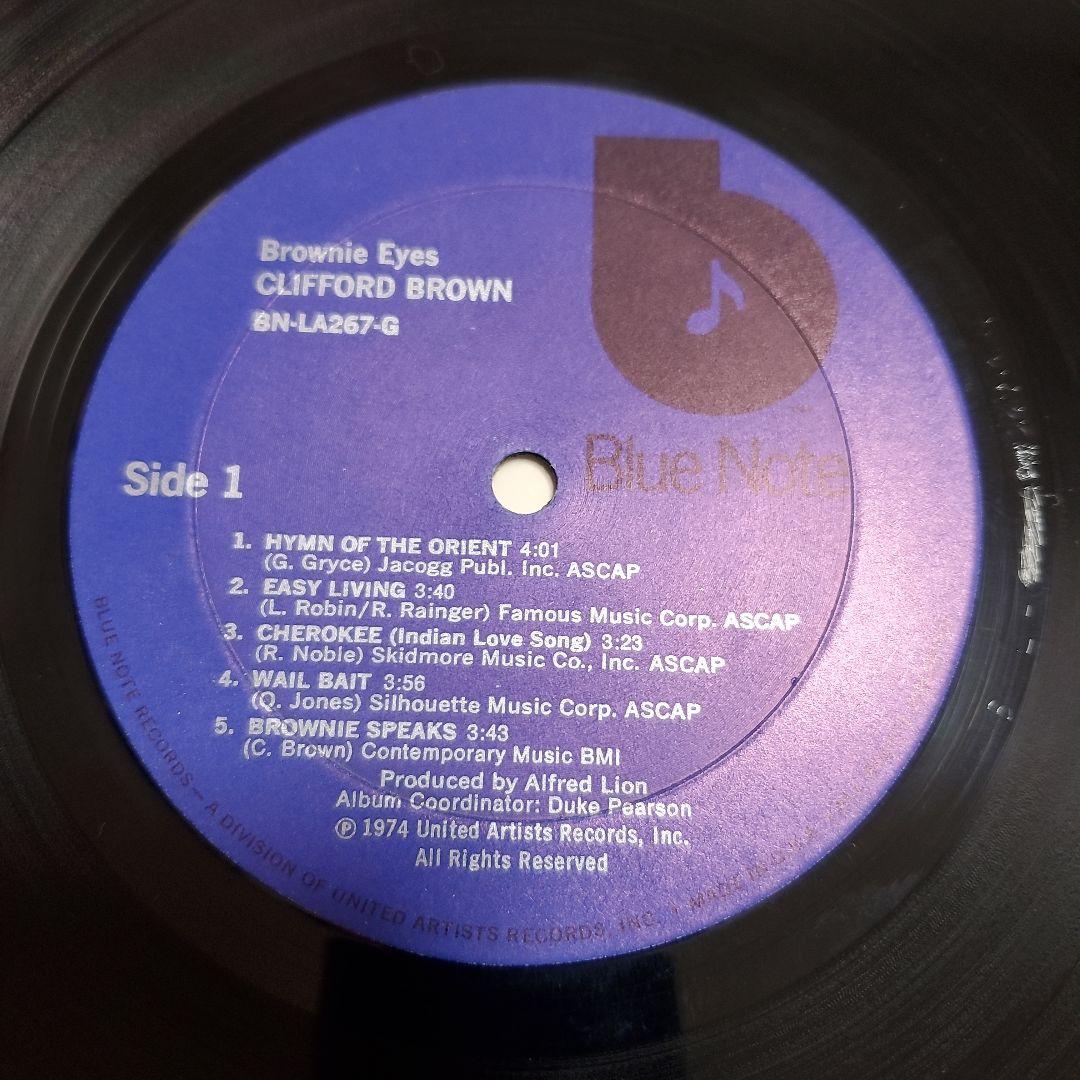 Clifford Brown - Brownie Eyes Vinyl LP Blue Note Jazz 1974 US Import