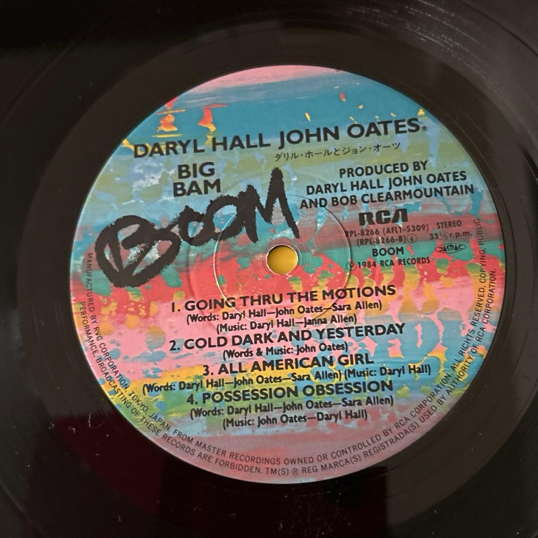Daryl Hall & John Oates - Big Bam Boom - Vinyl LP Japan 1984 With Obi