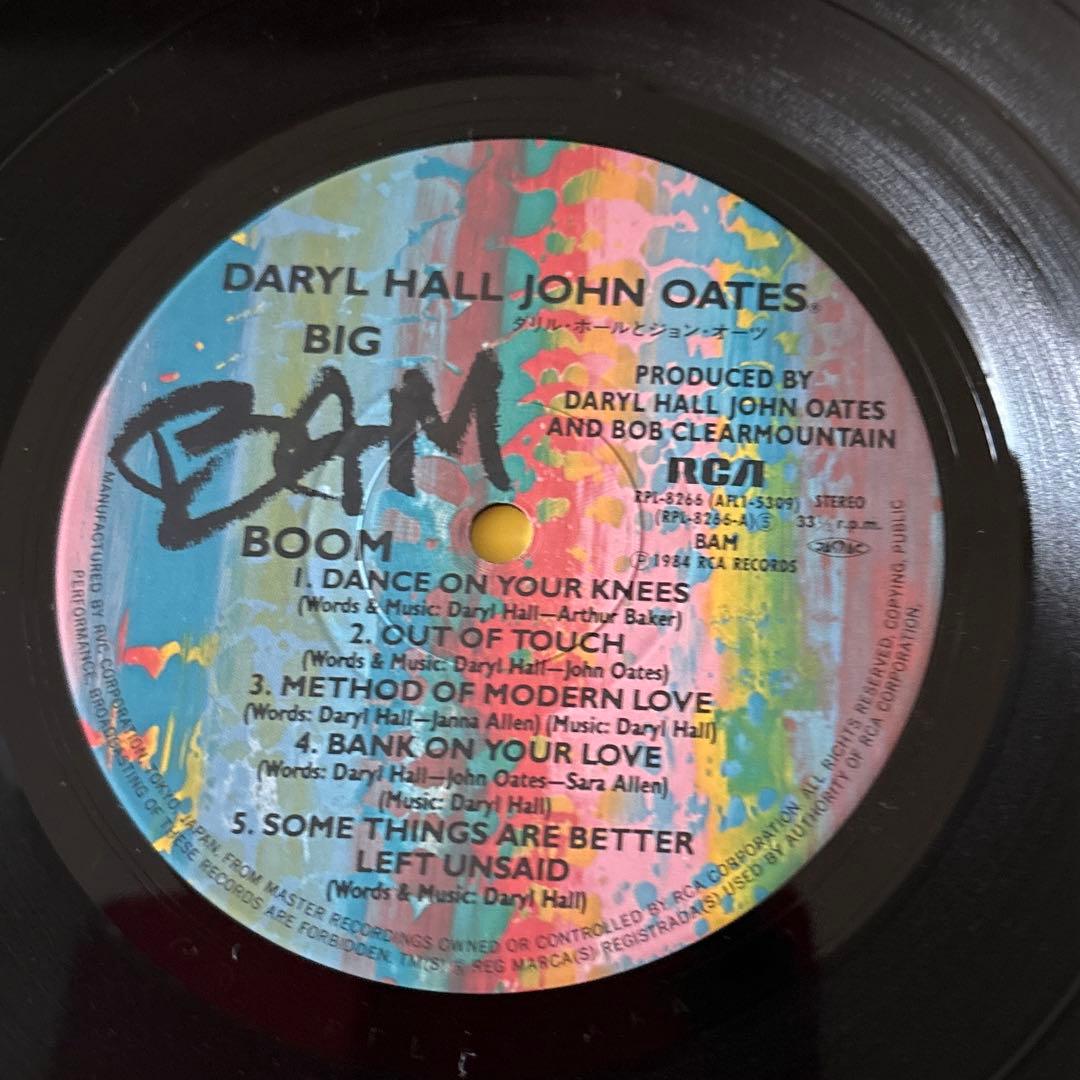 Daryl Hall & John Oates - Big Bam Boom - Vinyl LP Japan 1984 With Obi