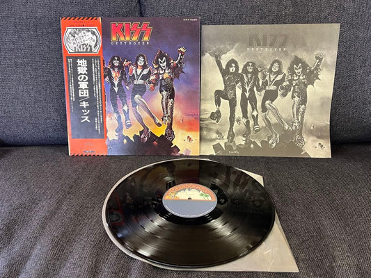 KISS Destroyer Japan LP SWX-6268 Obi Vinyl Record Hard Rock