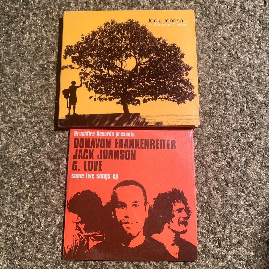 Jack Johnson In Between Dreams CD+DVD + Brushfire Some Live Songs EP Japan Set