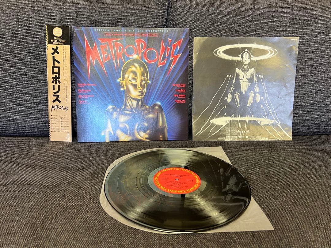 Metropolis Original Soundtrack LP 1984 Japan Pressing With Obi Freddie Mercury