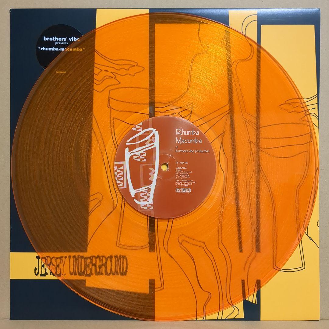 Brothers' Vibe - Rhumba Macumba 12" Vinyl Orange Color Pressing Jersey Undergrou