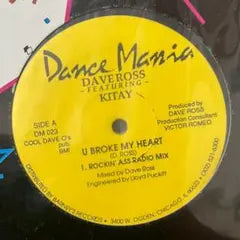 Dave Ross Feat. Kitay - U Broke My Heart - 12" Vinyl House Classic Chicago