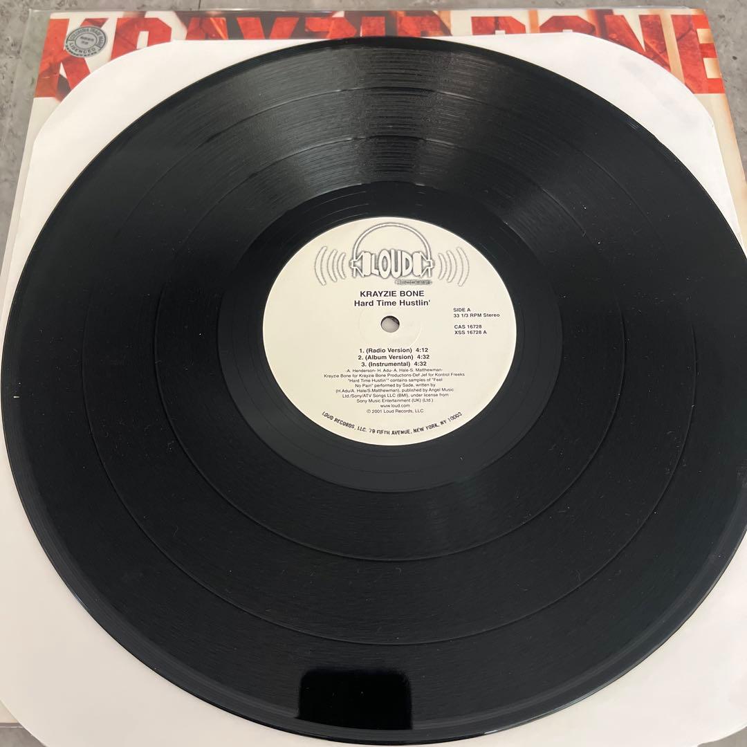 Krayzie Bone - Hard Time Hustlin' 12" Vinyl Single (2001) Loud Records Hip Hop