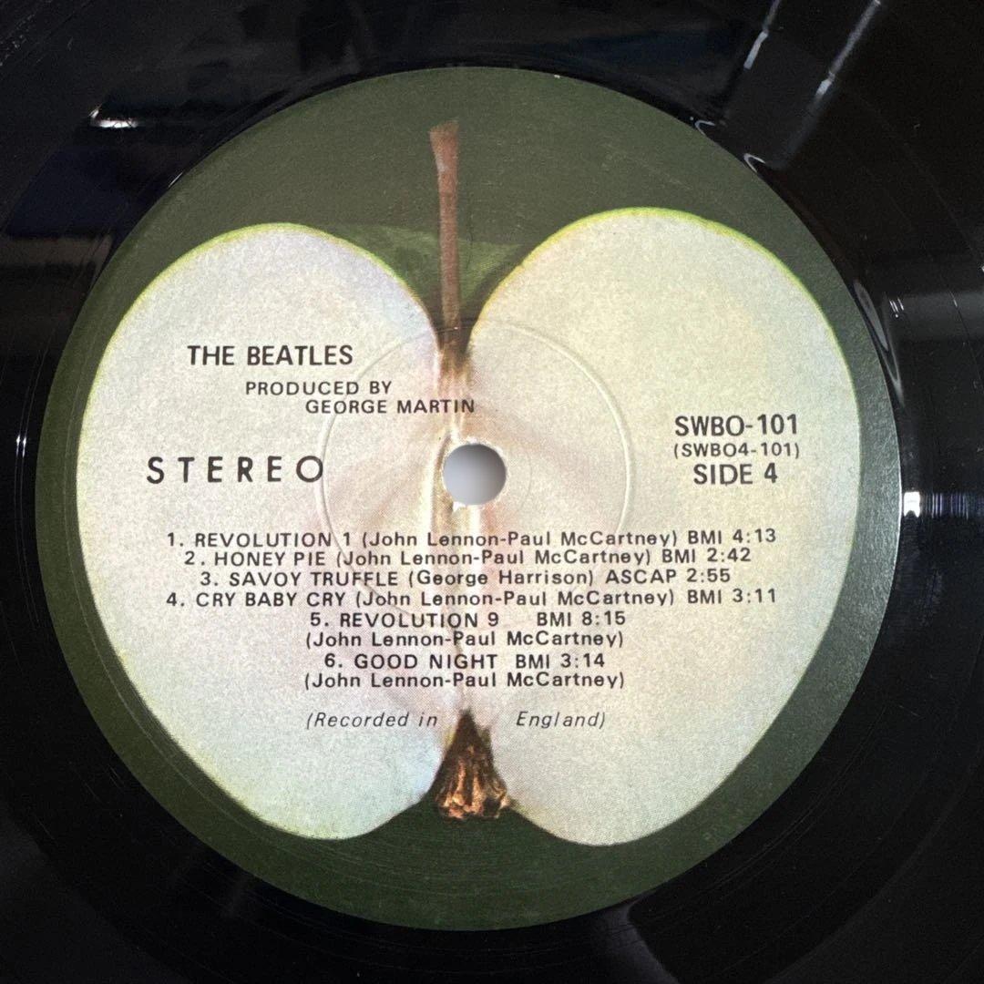 The Beatles White Album LP with Poster SWBO-101 Used VG+ | Japansoundstore