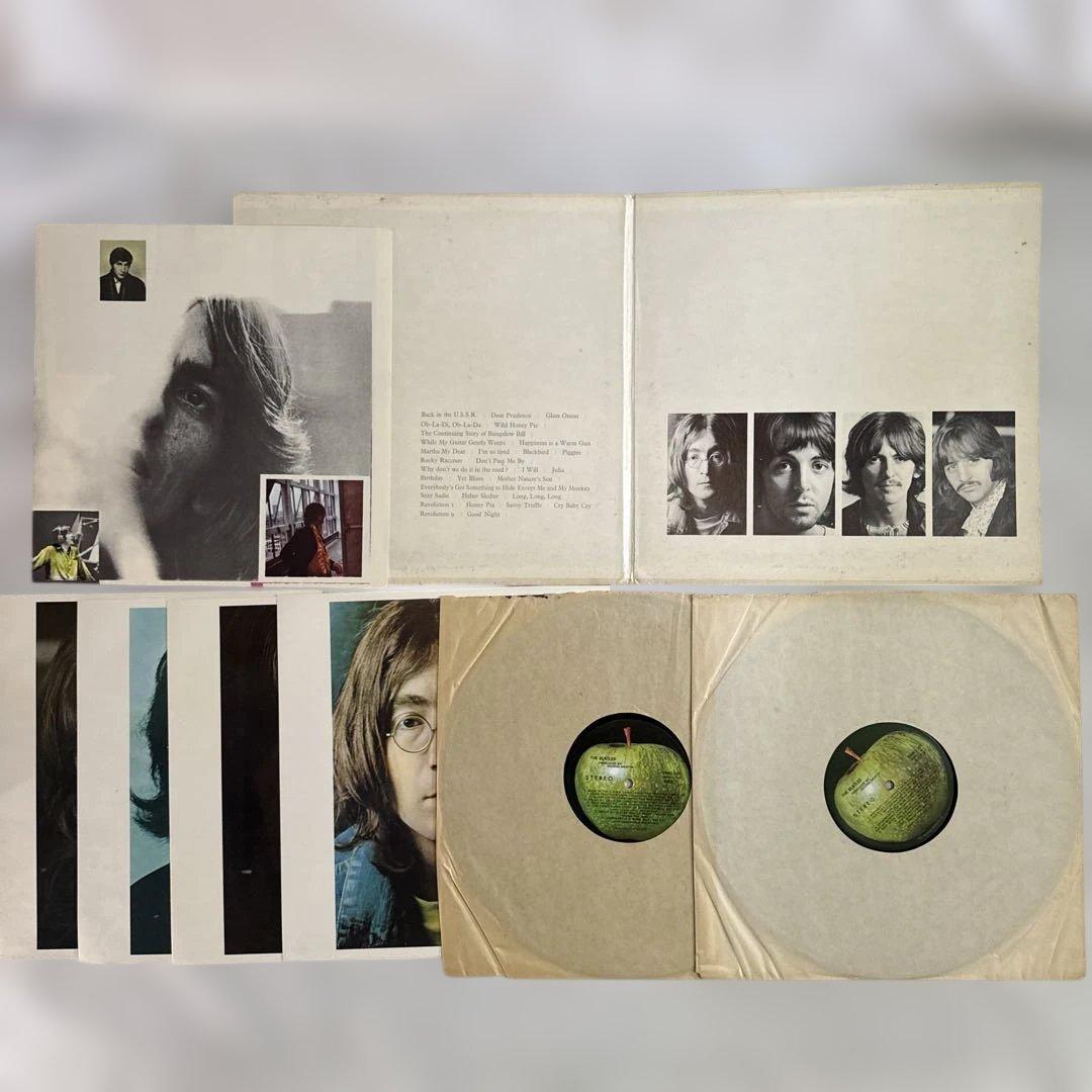 The Beatles White Album LP with Poster SWBO-101 Used VG+ | Japansoundstore