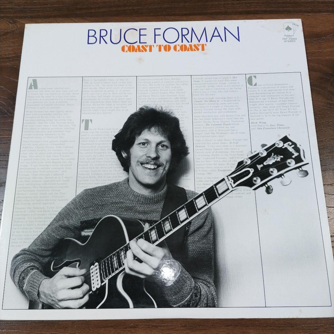 Bruce Forman - Coast To Coast Vinyl LP Japan Trio Records PAP-25003 Bebop Jazz