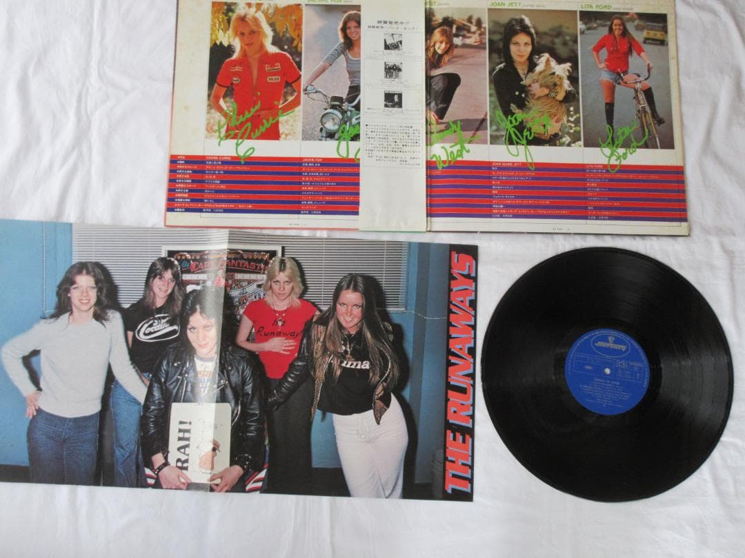 The Runaways - Queens Of Noise LP Japan Mercury Obi Hard Rock Vinyl Record