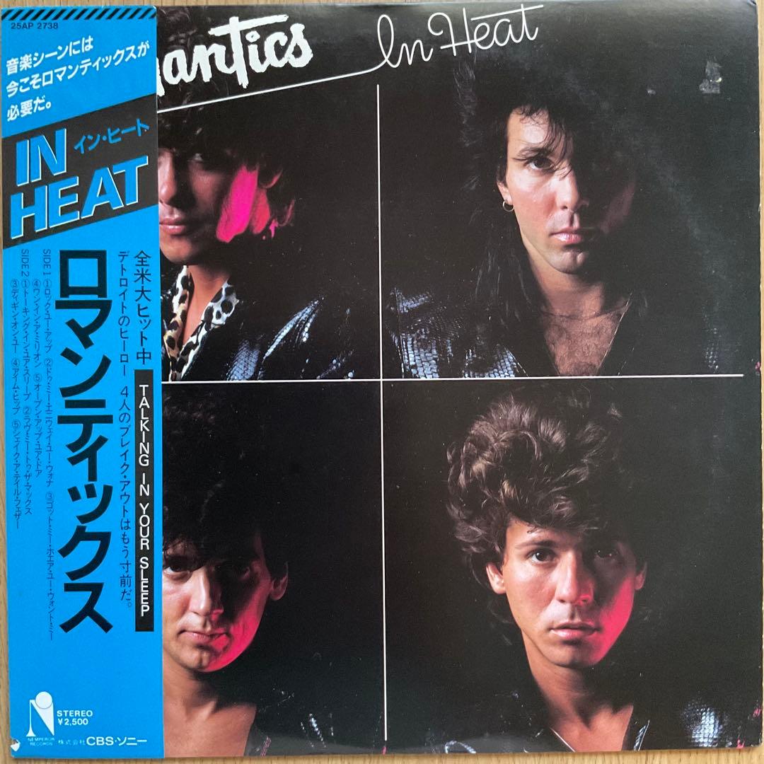 The Romantics - In Heat Vinyl LP Japan 1983 Nemperor Records 25AP 2738 w/ OBI