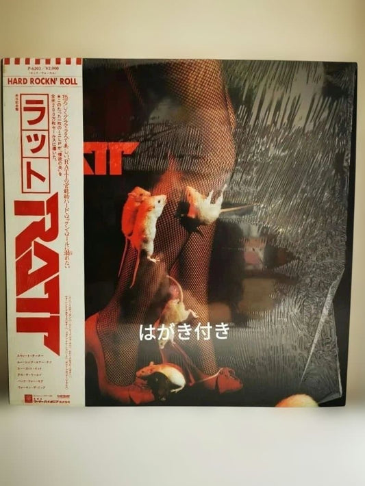 RATT - Self-Titled EP Japan LP P-6203 w/ Obi & Insert Heavy Metal