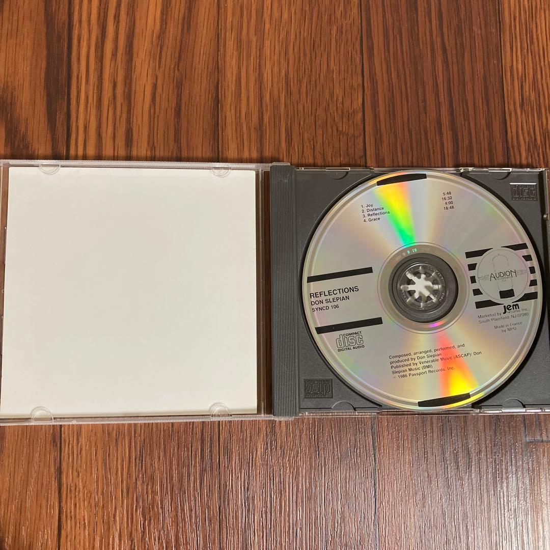 Don Slepian Reflections CD 1986 Audion Records Electronic Ambient New Age