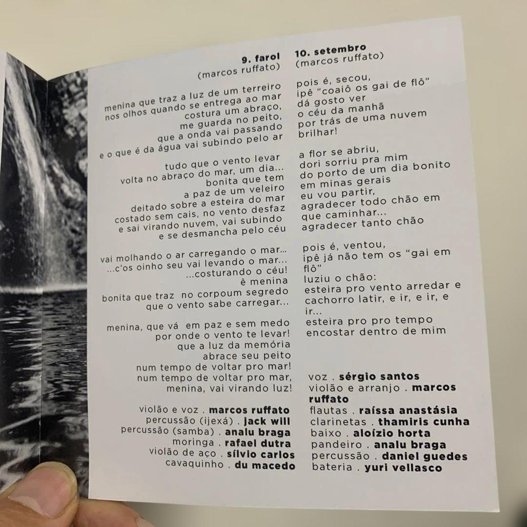 Marcos Ruffato Vata CD Japan Press with OBI Brazilian Singer-Songwriter 2020