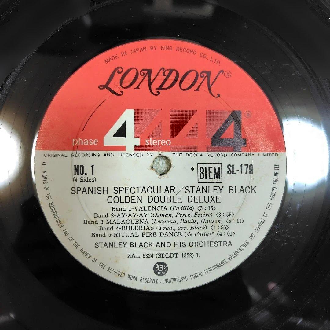 Stanley Black - Spanish Spectacular 2LP Japan Vinyl London SL 179-80 w/ Obi