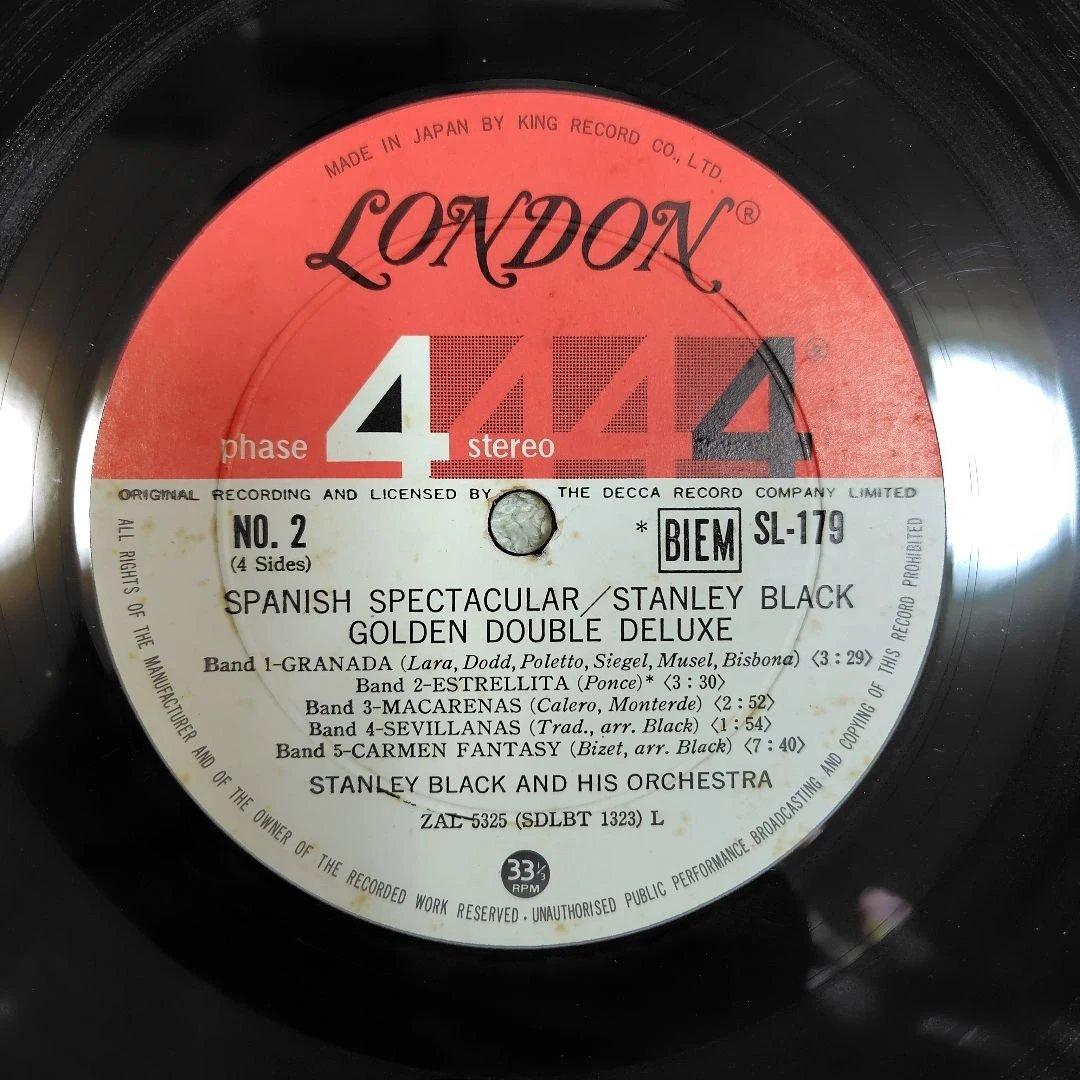 Stanley Black - Spanish Spectacular 2LP Japan Vinyl London SL 179-80 w/ Obi