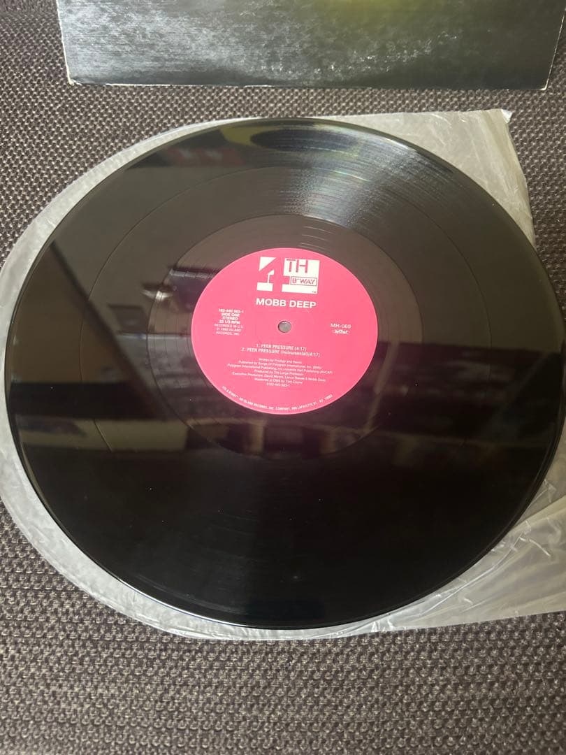 Mobb Deep Peer Pressure 12" Black Vinyl Record, 4th B-Way Label, Used | Japansoundstore