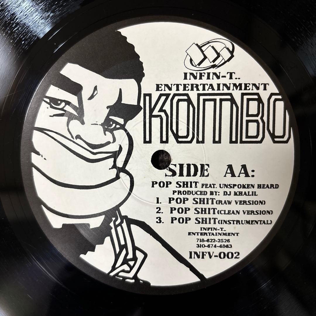 Kombo - I Don't Stop / Pop Shit 12" Vinyl Underground Hip Hop Classic
