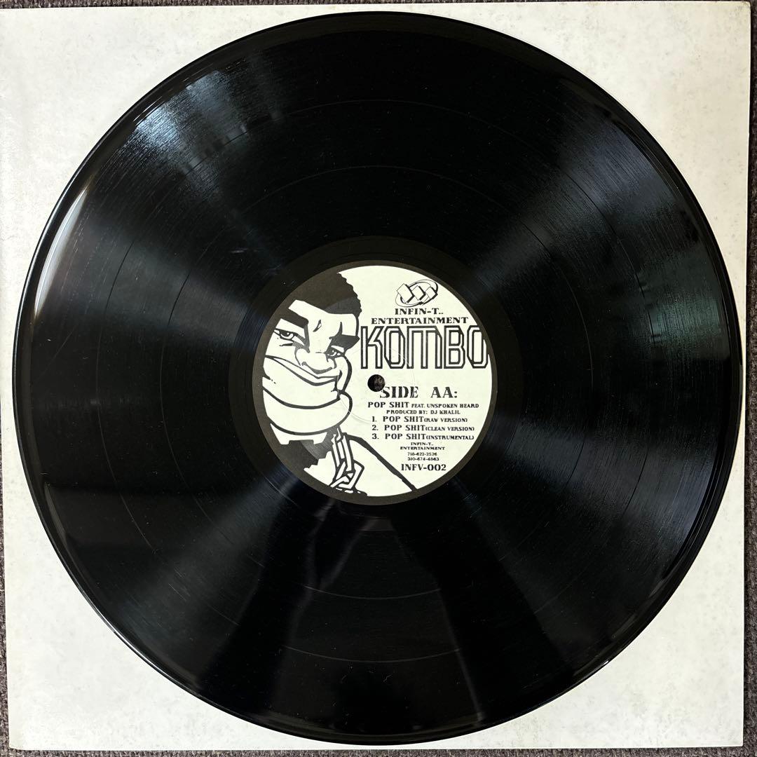Kombo - I Don't Stop / Pop Shit 12" Vinyl Underground Hip Hop Classic