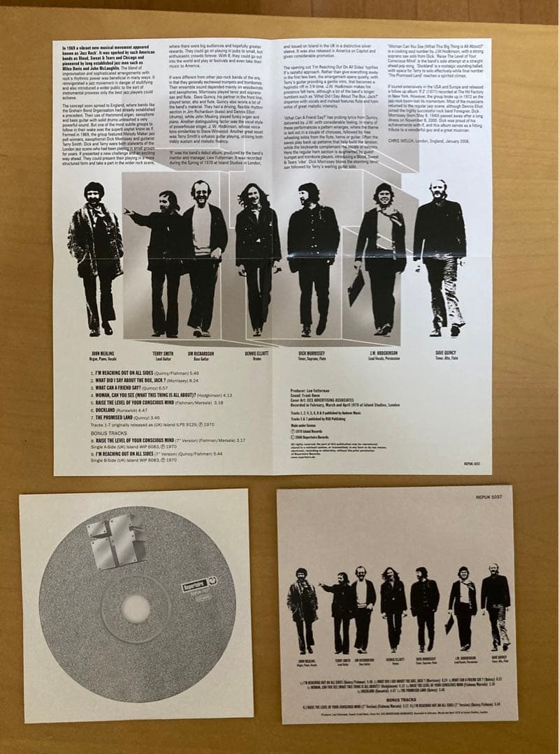 If - If (1970) Repertoire Records Mini-LP Paper Sleeve CD Jazz-Rock Import