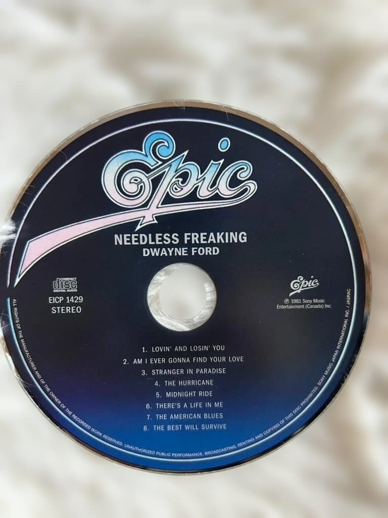 Dwayne Ford - Needless Freaking CD Paper Sleeve Japan Press 2010 Remaster w/ OBI