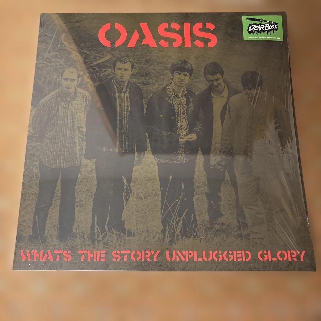 Oasis LP Record What's the Story Unplugged Glory Green Limited 300 Used | Japansoundstore
