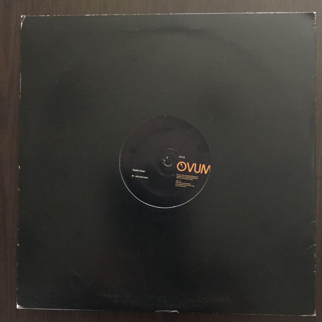 Darko Esser - Catatonic EP Vinyl 12" Ovum Recordings Electronic Techno
