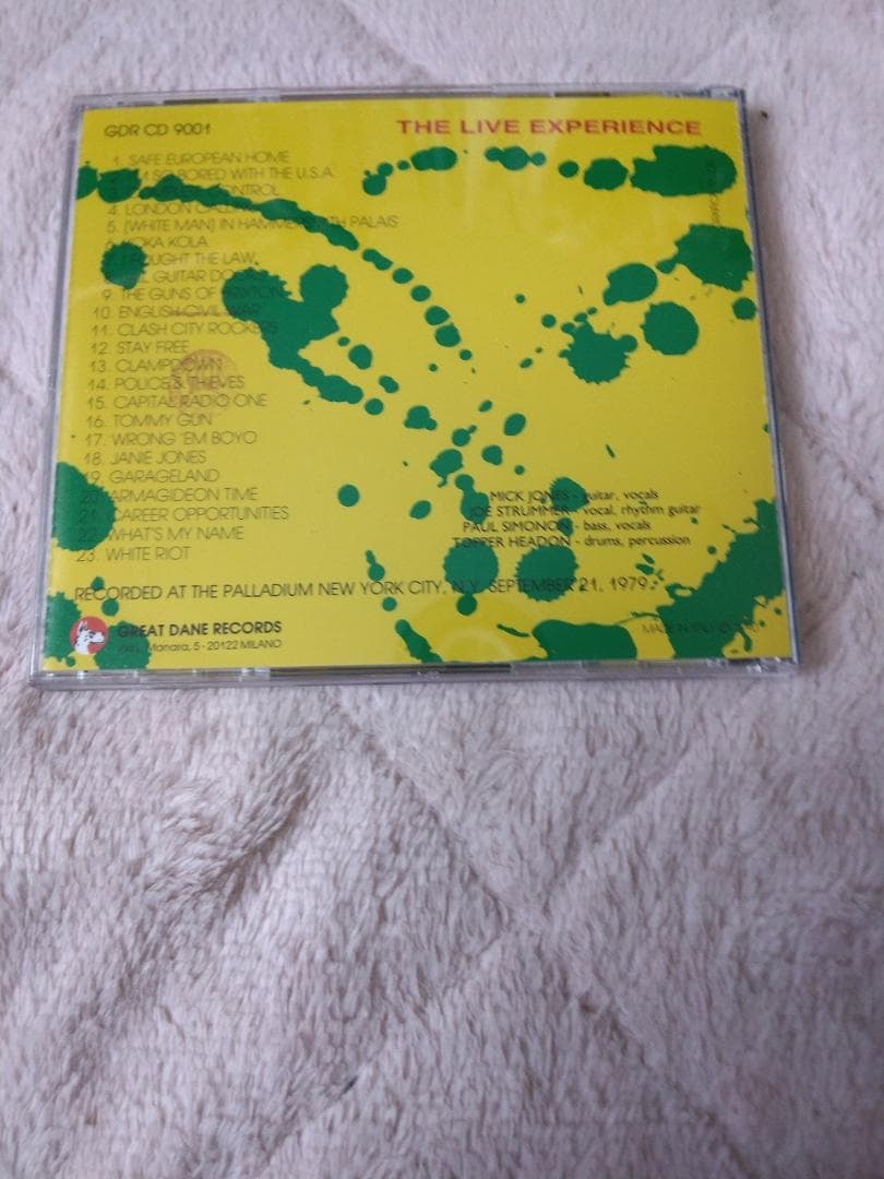 The Clash - The Guns of Brixton: The Live Experience CD (Italy Press, 1990)