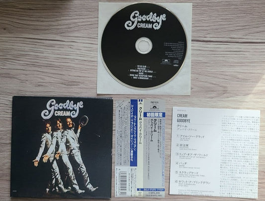 Cream GOODBYE Japanese CD Paper Sleeve Used Slight Scratches | Japansoundstore