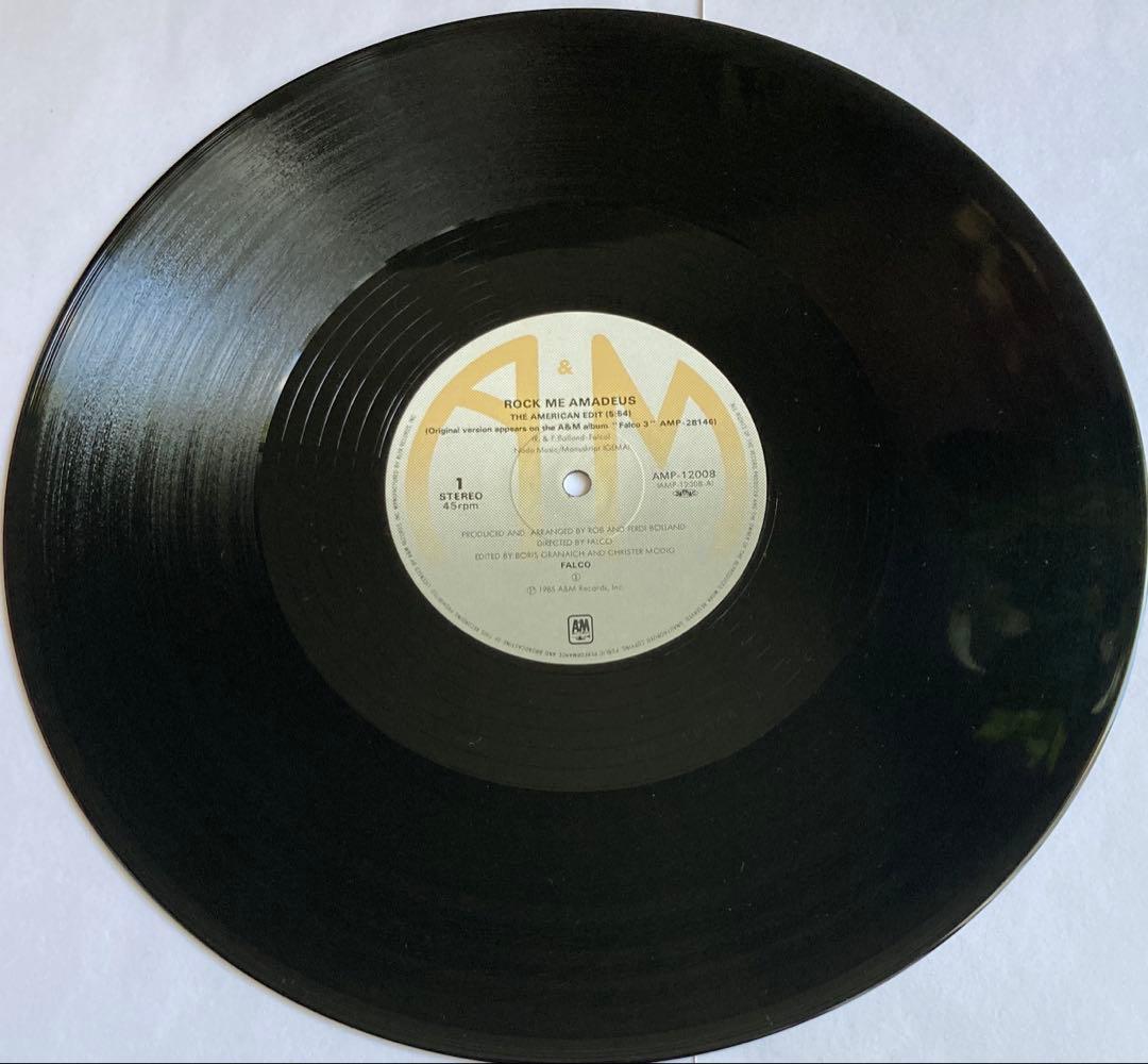 Falco - Rock Me Amadeus 12" Single Japan Pressing A&M AMP-12008 80s Disco Hit