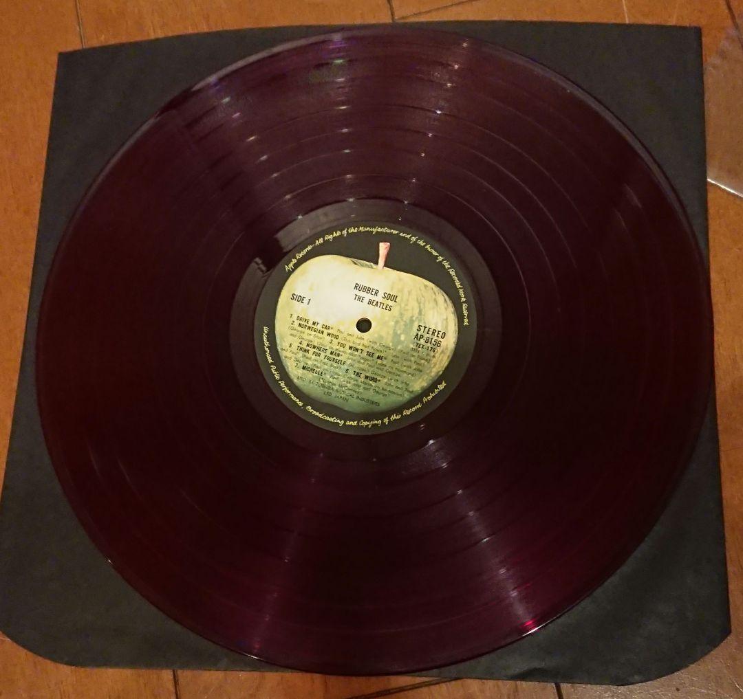 The Beatles Rubber Soul LP Red Vinyl No Obi VG++ EX Condition | Japansoundstore