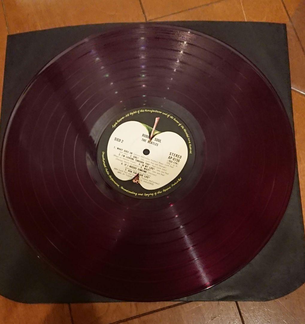 The Beatles Rubber Soul LP Red Vinyl No Obi VG++ EX Condition | Japansoundstore