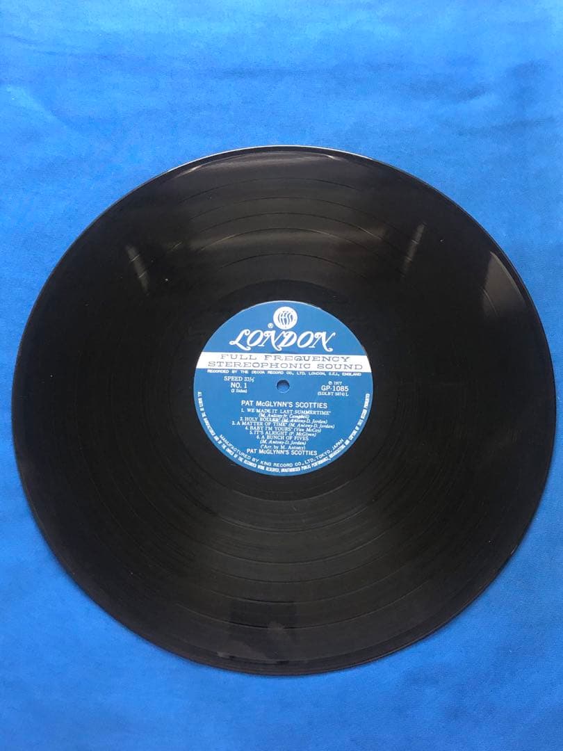 Pat McGlynn's Scotties - Debut Album LP Japan 1977 London Records w/ Obi