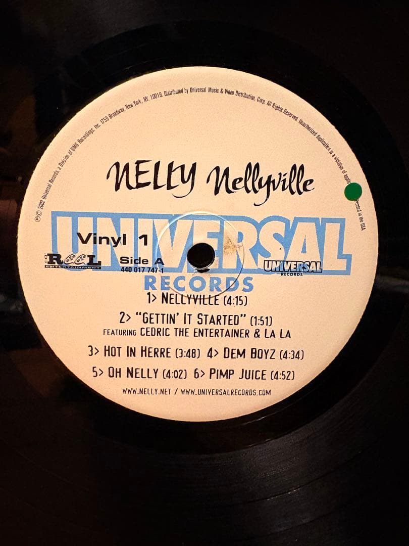 Nelly - Nellyville 2LP US Original Pressing 2002 Hip Hop Classic Vinyl Records