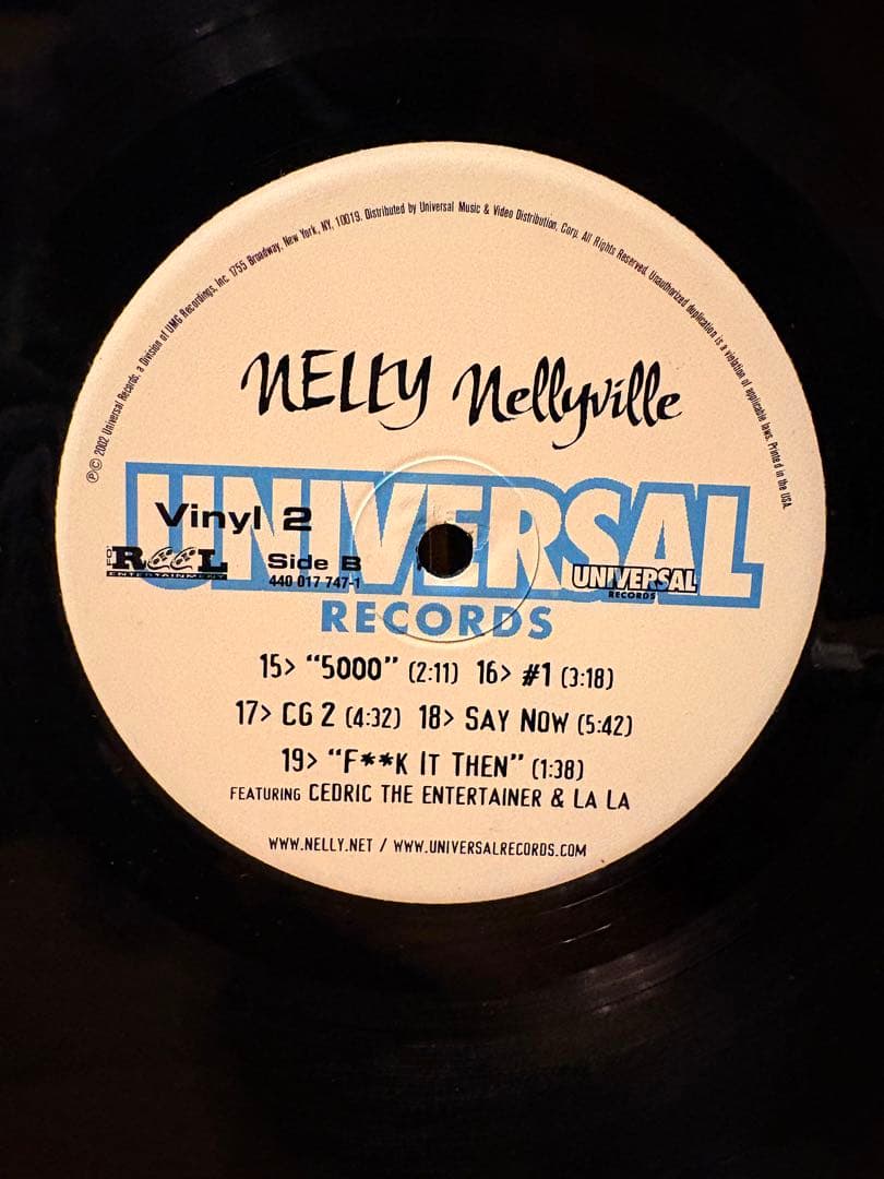 Nelly - Nellyville 2LP US Original Pressing 2002 Hip Hop Classic Vinyl Records