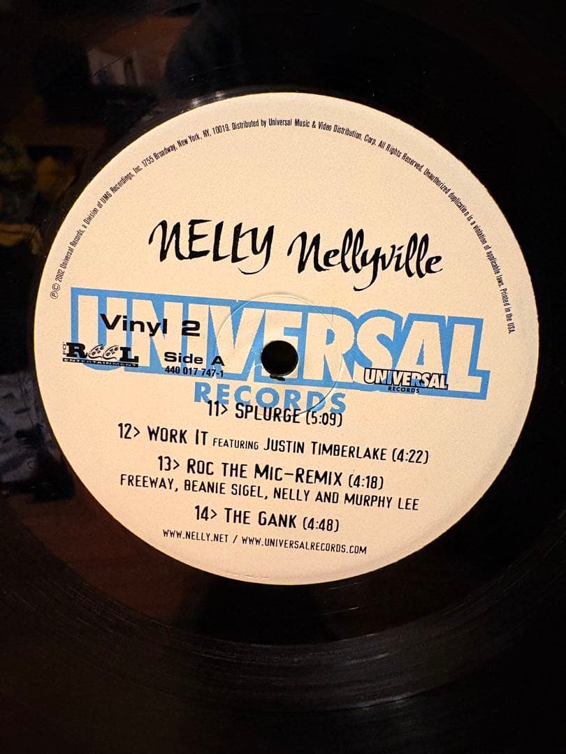 Nelly - Nellyville 2LP US Original Pressing 2002 Hip Hop Classic Vinyl Records