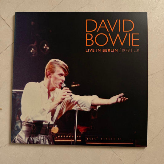 David Bowie Live in Berlin 1978 LP Limited Orange Vinyl Record
