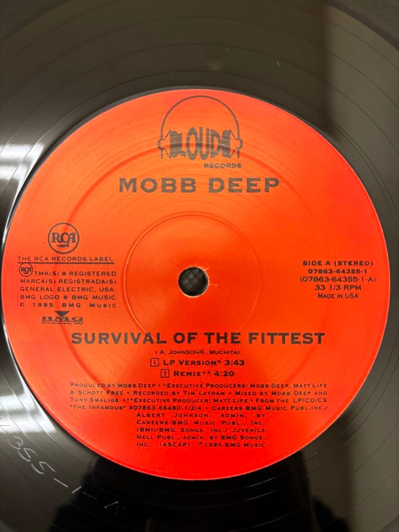 Mobb Deep - Survival Of The Fittest 12" Vinyl Classic 90s Hip Hop