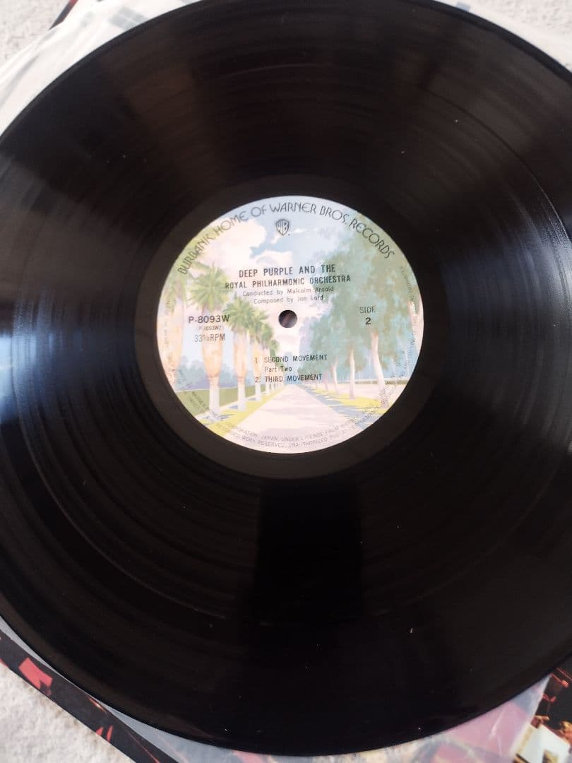 Deep Purple & Royal Philharmonic Orchestra Concerto for Group & Orch Japan LP