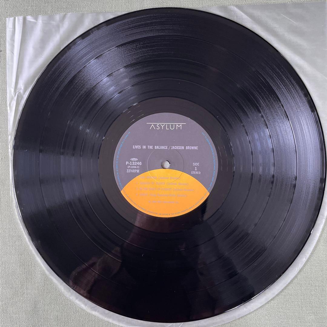 Jackson Browne Live in the Balance LP with OBI Used Good | Japansoundstore