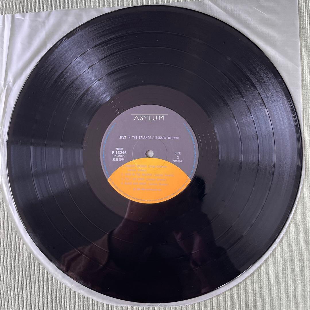 Jackson Browne Live in the Balance LP with OBI Used Good | Japansoundstore