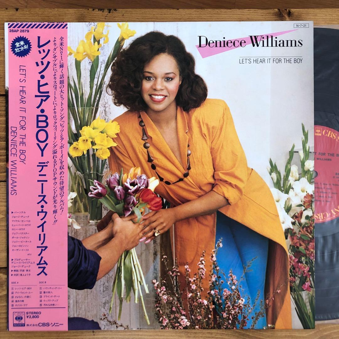 Deniece Williams Let's Hear It for the Boy Japan Vinyl LP 28AP 2879 w/ Obi