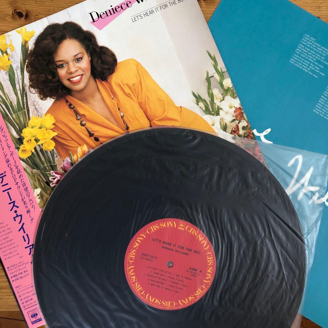Deniece Williams Let's Hear It for the Boy Japan Vinyl LP 28AP 2879 w/ Obi