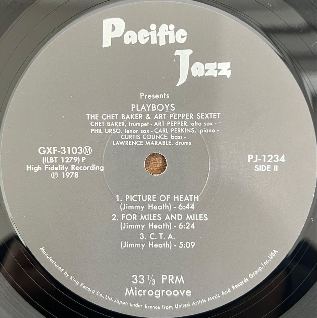 Chet Baker & Art Pepper - Playboys LP 1978 Japan Jazz Vinyl w/ Obi