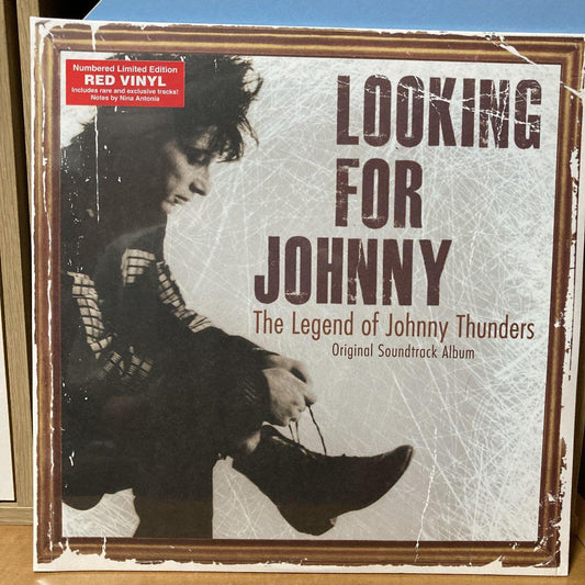 Johnny Thunders Looking For Johnny Soundtrack 2LP Red Vinyl Ltd Ed 2000 Copies