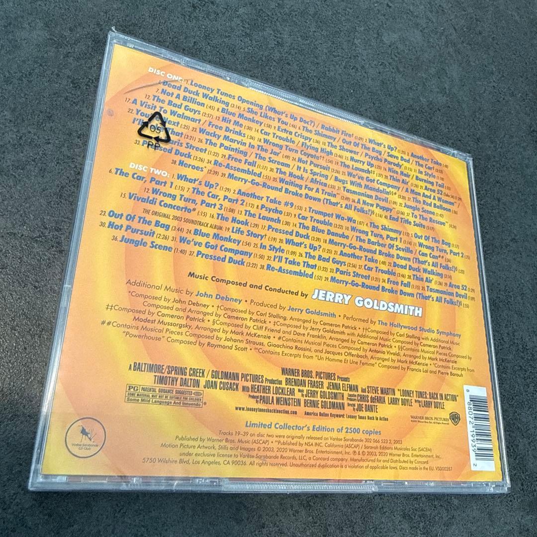 Out of Print Jerry Goldsmith Looney Tunes Bag in Action DX Soundtrack 2CD Used | Japansoundstore